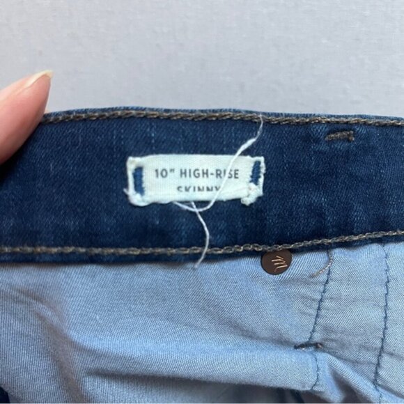 Madewell high-rise skinny slim denim jeans Sz 34 - Picture 8 of 14